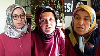 Eşleri ve aile üyeleri kaçırılan kişiler 