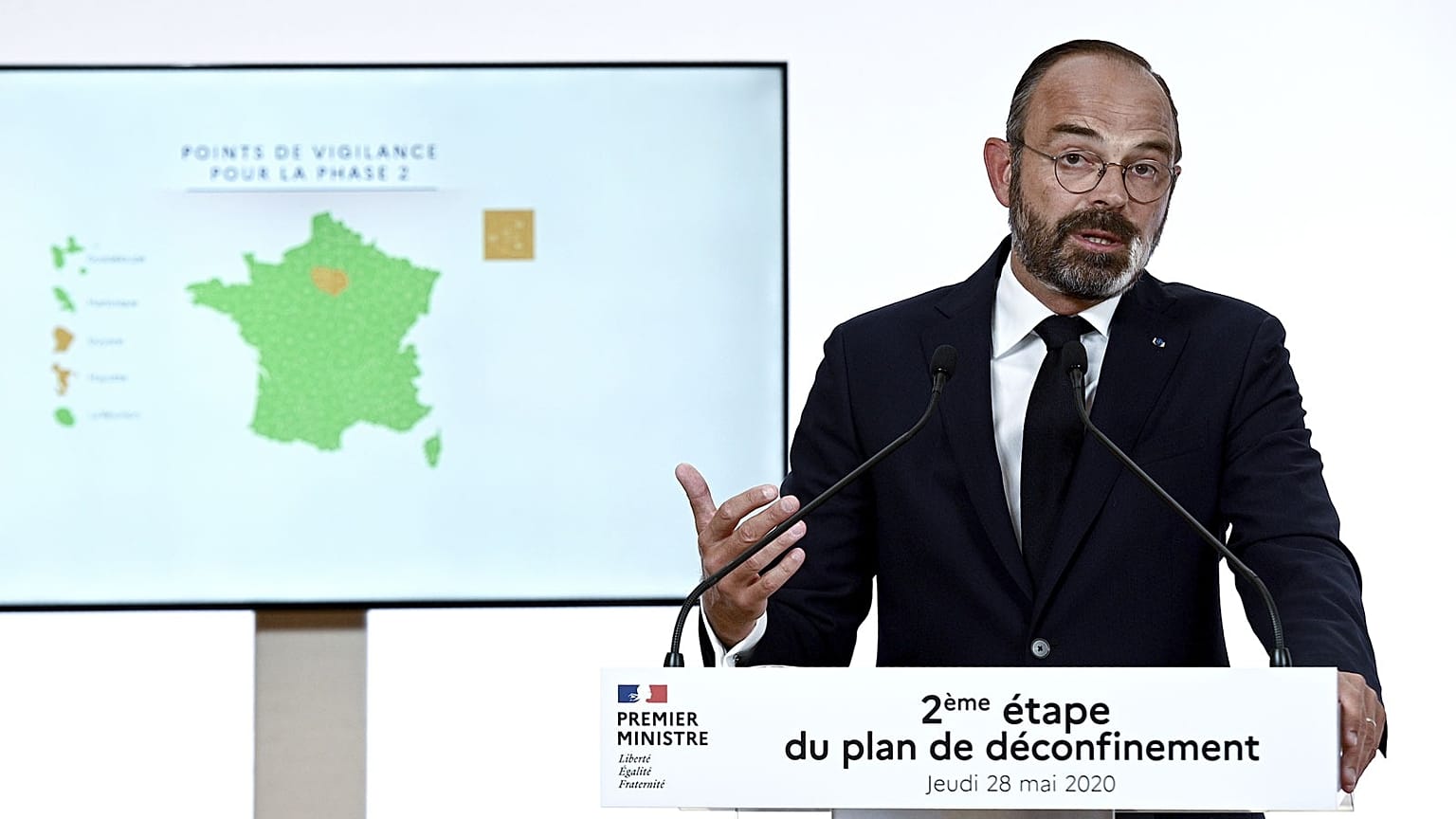 Le Premier ministre français, Edouard Philippe, le 28 mai 2020.
