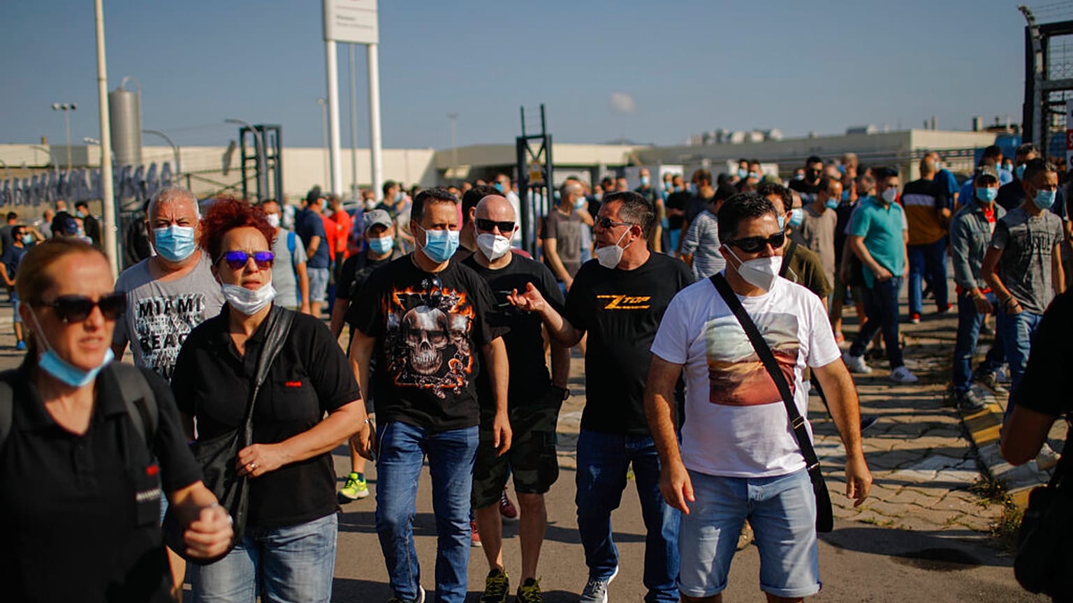 Protest in Barcelona