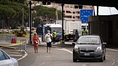 Grenze zwischen Italien und Frankreich am 15. Juni 2020