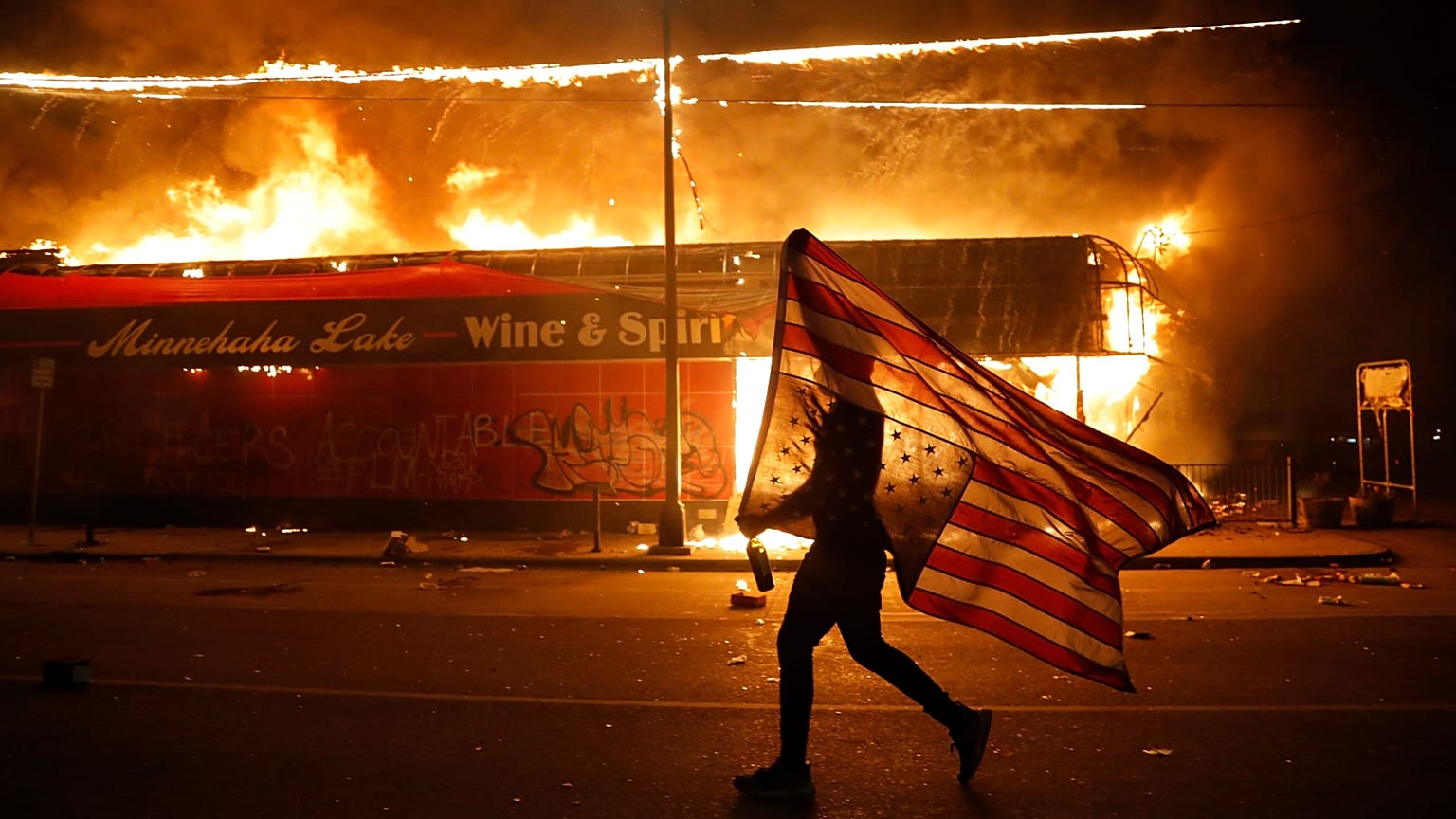 Three nights of protest have followed the police killing of an unarmed black man in the city of Minneapolis