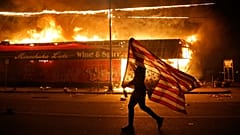 Three nights of protest have followed the police killing of an unarmed black man in the city of Minneapolis