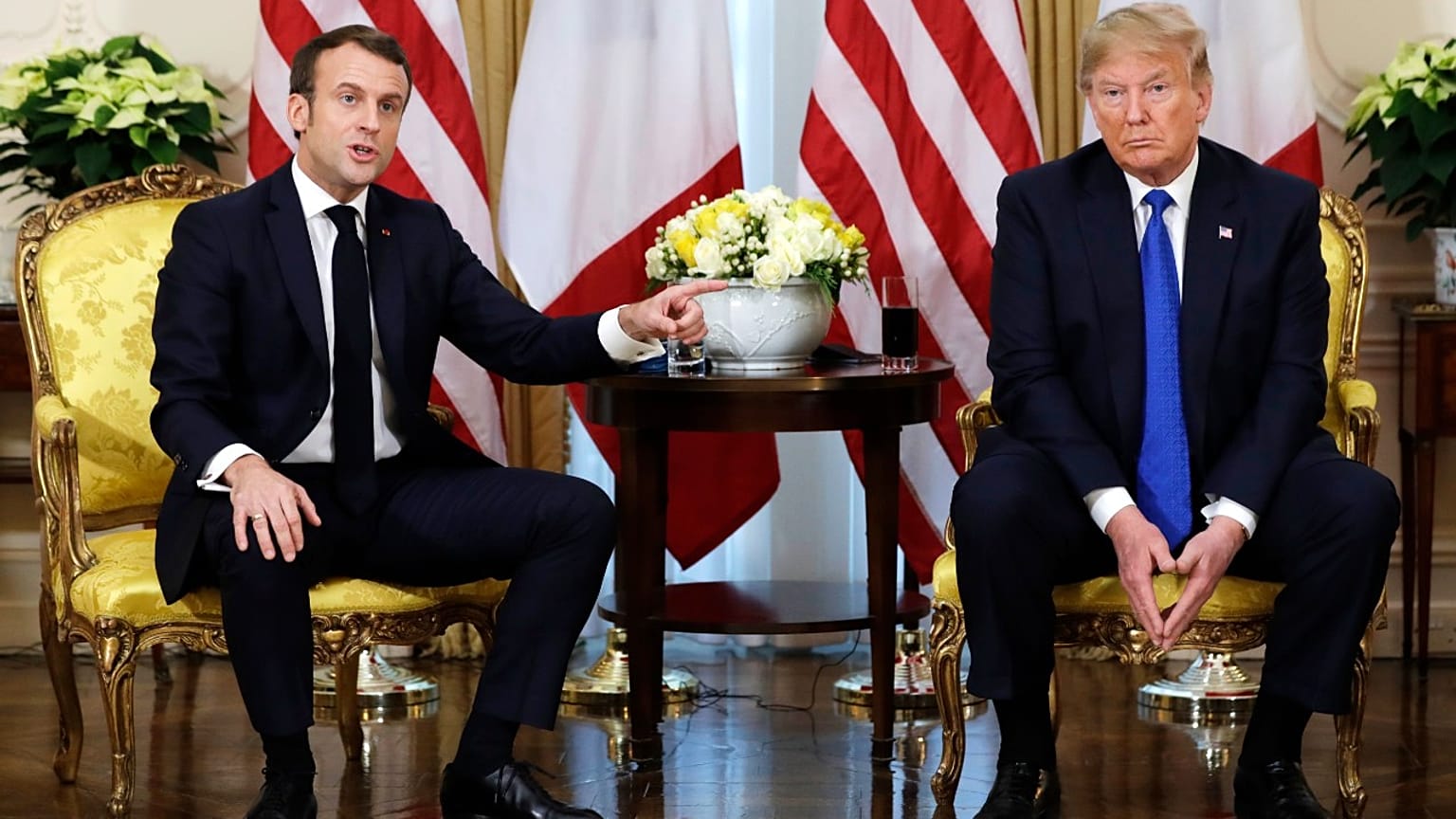 Trump Macron