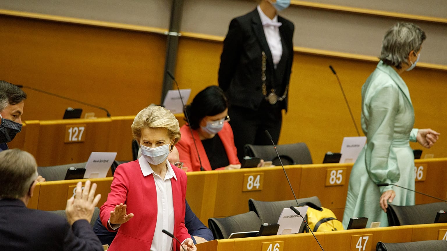 La présidente de la Commission européenne Ursula von der Leyen