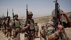گروهی از سربازان اردوی ملی افغانستان در ولایت پکتیا