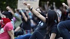 διαδήλωση στο  North Portland