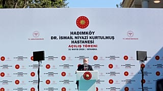 Cumhurbaşkanı Recep Tayyip Erdoğan, Hadımköy Dr. İsmail Niyazi Kurtulmuş Hastanesi açılış töreninde 