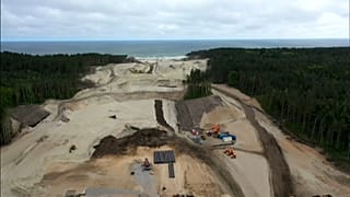 Место строительства канала через Вислинскую косу