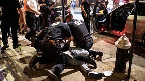 Schwere Ausschreitungen in New York
