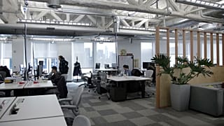 Photo d'illustration : locaux de Facebook à Cambridge, dans l'Etat américain du Massachusetts, le 9 janvier 2019.