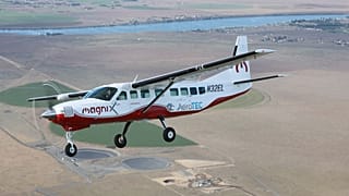 eCaravan electric aircraft, developed by Magnix
