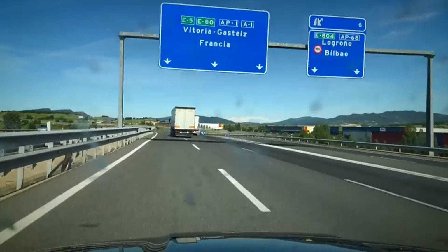 Na estrada, a caminho de França