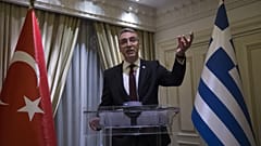 Türkiye'nin Atina Büyükelçisi Burak Özügergin 29 Ekim Cumhuriyet Bayramı resepsiyonunda konuşuyor
