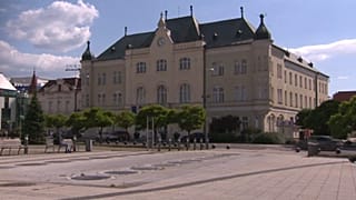 A lévai városháza épülete