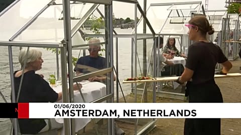 Speisen Sie im Gewächshaus in Amsterdam!