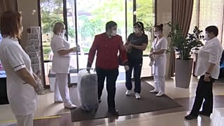 В санатории принимают первых отдыхающих.
