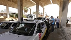 معبر نصيب الحدودي بين الأردن وسوريا