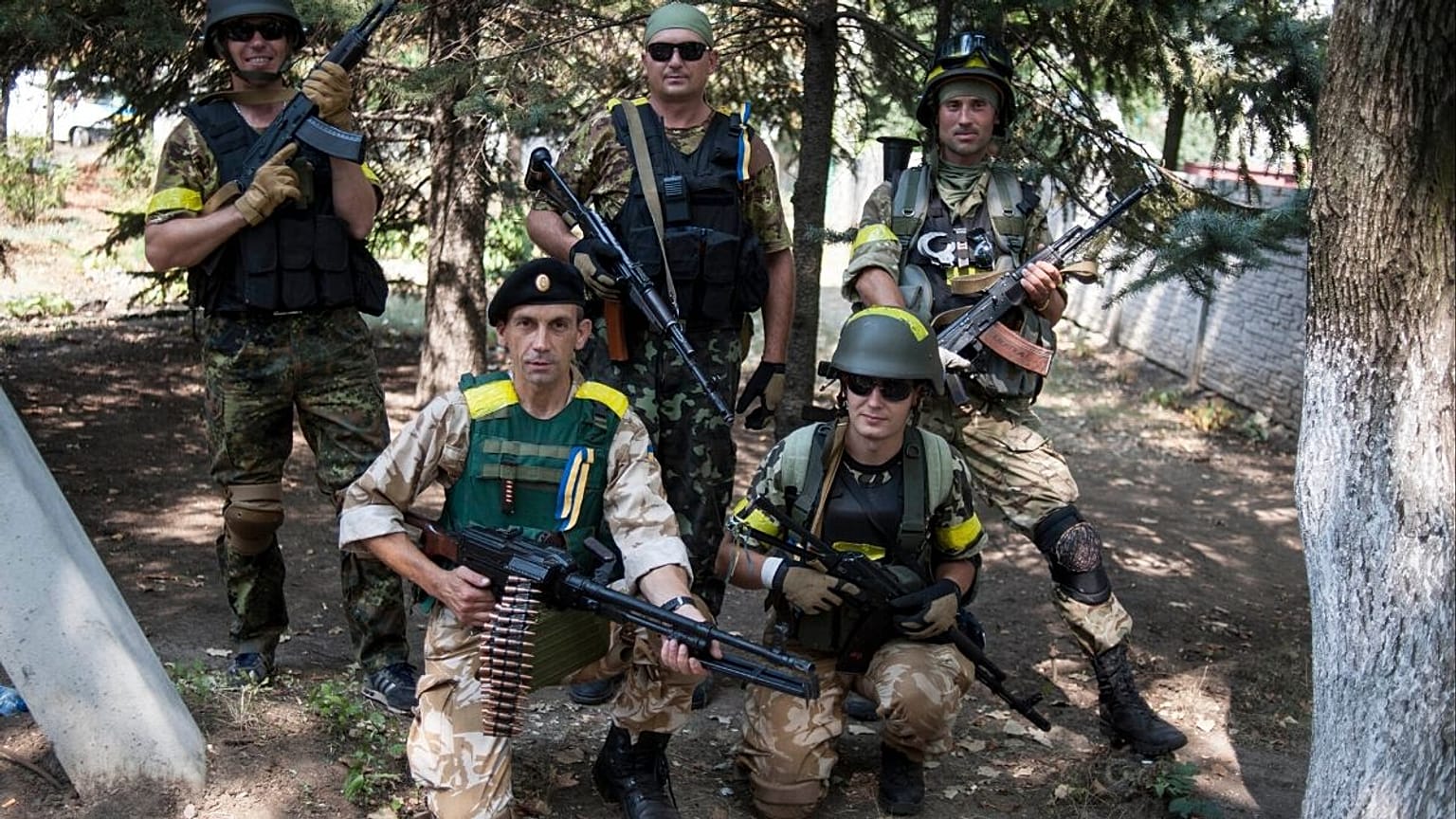 سربازان اوکراینی در دونباس