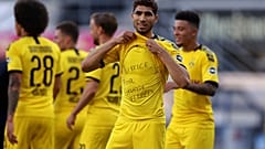 المغربي أشرف حكيمي مطالباً بالعدالة لجورج فلويد 