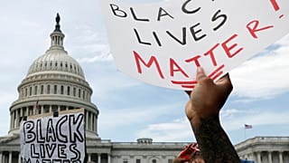 Demonstrators protest the death of George Floyd as they gather Wednesday, June 3, 2020, on the East side of the U.S. Capitol in Washington. 