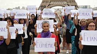 Rassemblement contre les violences faites aux femmes, Paris le 1 septembre 2019