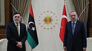 الرئيس التركي ورئيس الحكومة الليبية المعترف بها دوليا