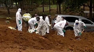 Entierro en el cementerio Sao Luiz, Sao Paulo