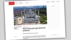 Economist dergisinin Türkiye'nin Covid-19'la mücadele makalesi