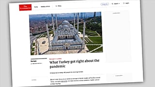 Economist dergisinin Türkiye'nin Covid-19'la mücadele makalesi