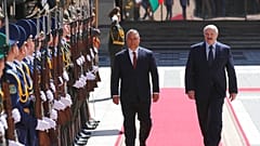 Orbán Viktor és Aljakszandr Lukasenka Minszkben 