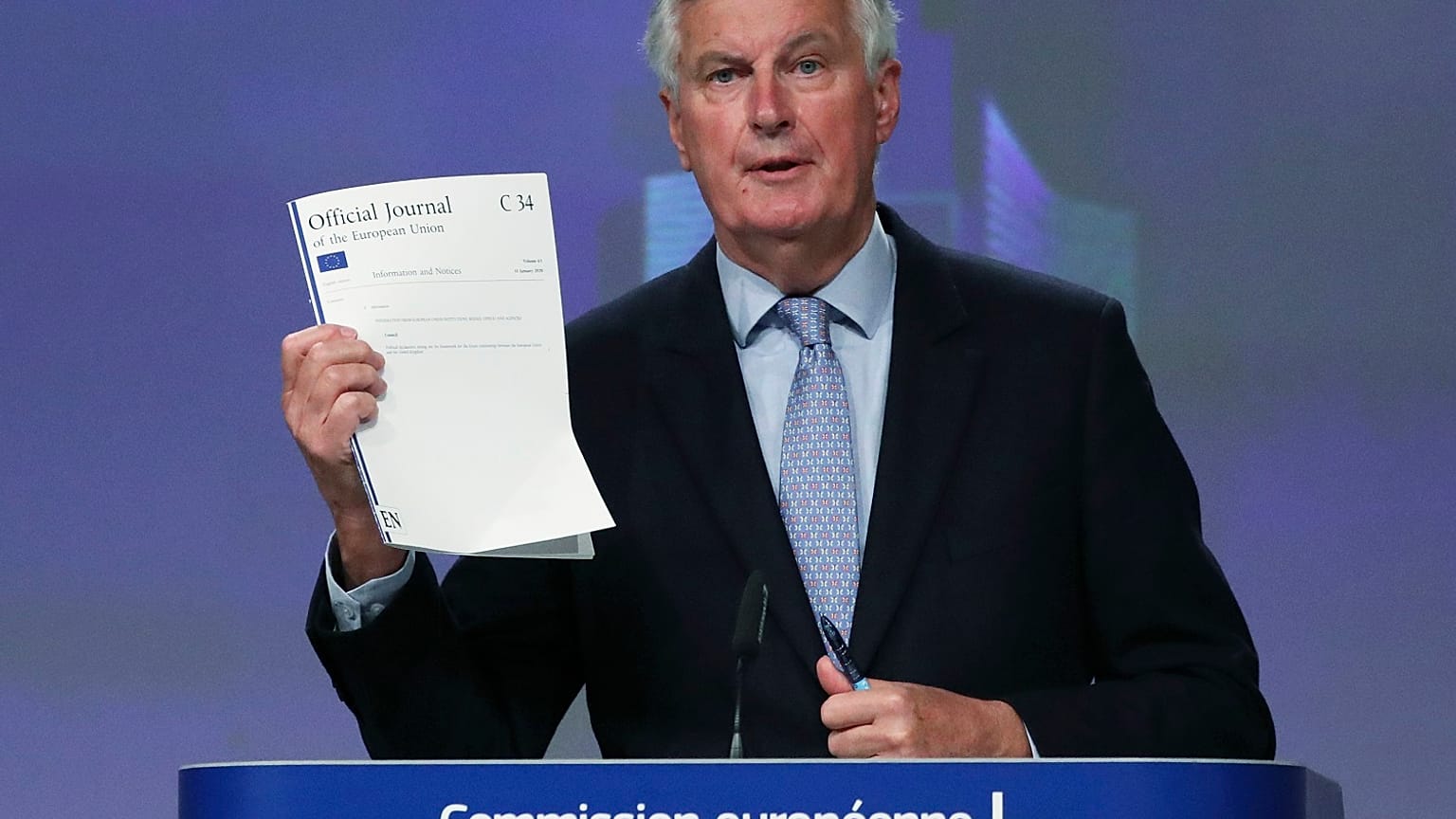 Ο επικεφαλής διαπραγματευτής της ΕΕ για το BREXIT, Μισέλ Μπαρνιέ