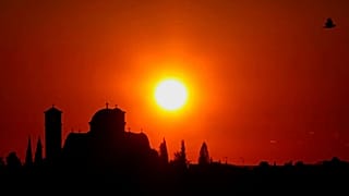 غروب آفتاب در قبرس
