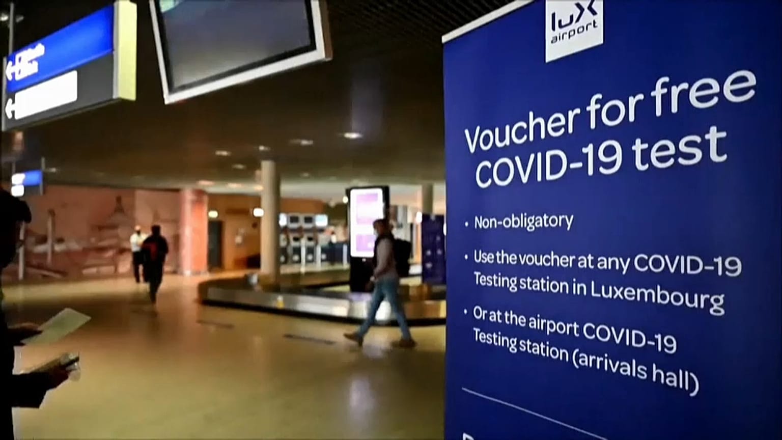 Aeroporto do Luxemburgo - Testes gratuitos Covid-19