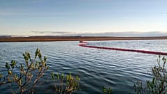 Очистка водоемов в Красноярском крае идет, но медленно