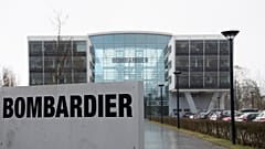A row of unfinished Bombardier Global Express aircraft is seen at a Bombardier plant in Montreal on Friday, June 5, 2020.