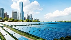 Double sided solar panels that follow the sun are cheaper and more efficient. 