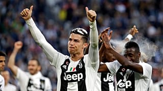 Cristiano Ronaldo Juventus'a transfer olduğu 2018-2019 senesinde şampiyonluk sevinci yaşamıştı.