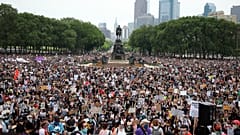 Manifestation à Philadelphie, le 06/06/2020