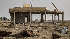 منزل مدمر في دير الزور