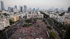 İsrail'de Batı Şeria protestosu