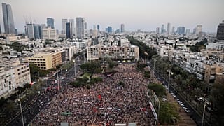 İsrail'de Batı Şeria protestosu