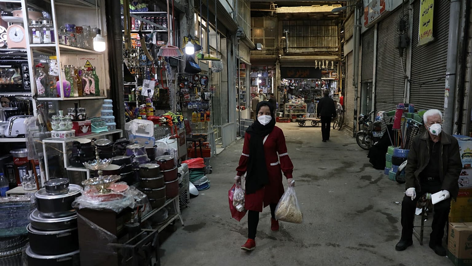 Qazvin old traditional bazaar