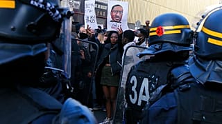 Protest gegen Rassismus in Frankreich