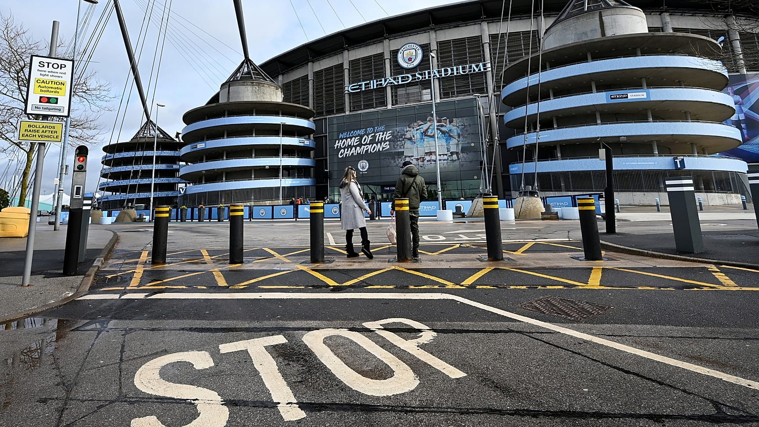 Das Stadion von Manchester City