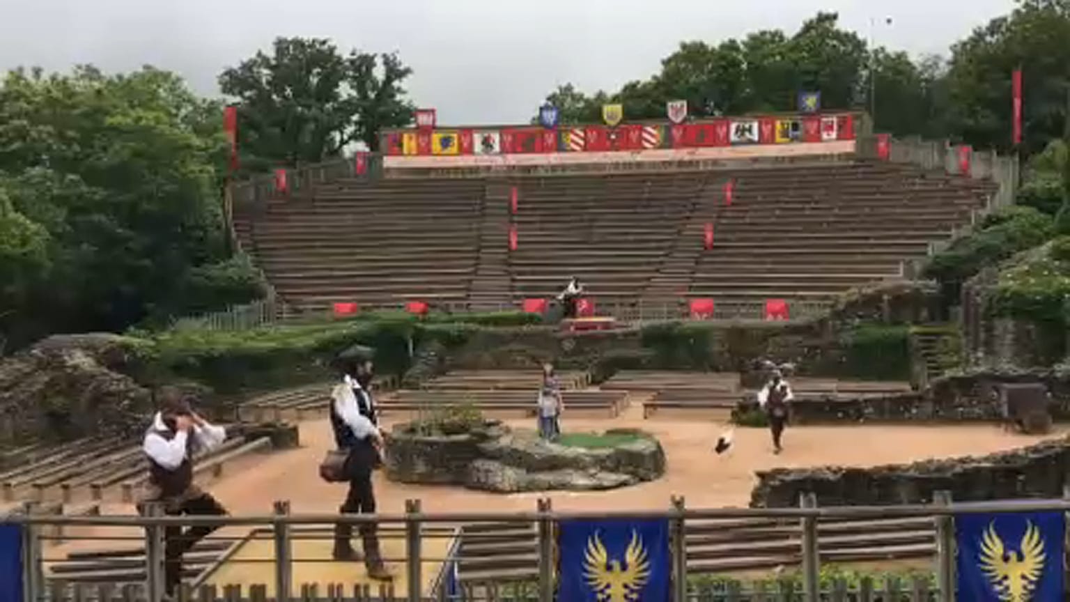 El parque francés de Puy du Fou está listo para el espectáculo