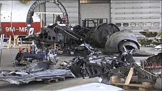 Debris from the MH17 flight