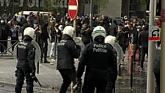 Clashes in Brussels