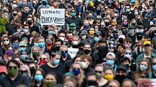 Rassemblement en mémoire de George Floyd dans le Maine