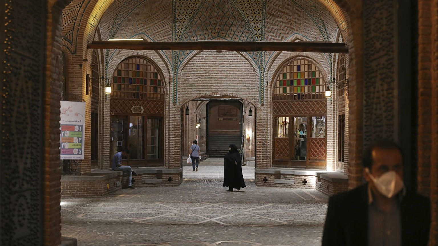 Qazvin old traditional bazaar