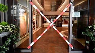 A closed shopping centre in Essen, Germany